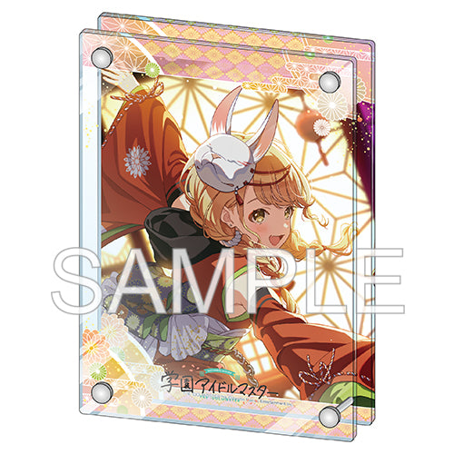 『学園アイドルマスター』ジオラマ式アクリルパネル 冠菊 藤田ことねVer.